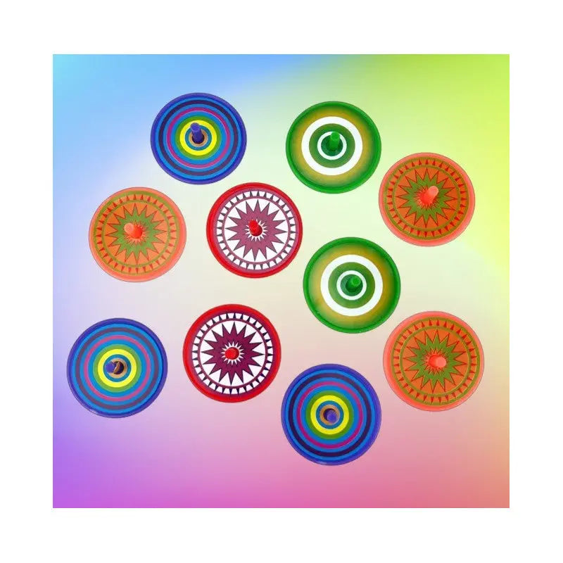 10 spinning Tops Cotillons D Alsace