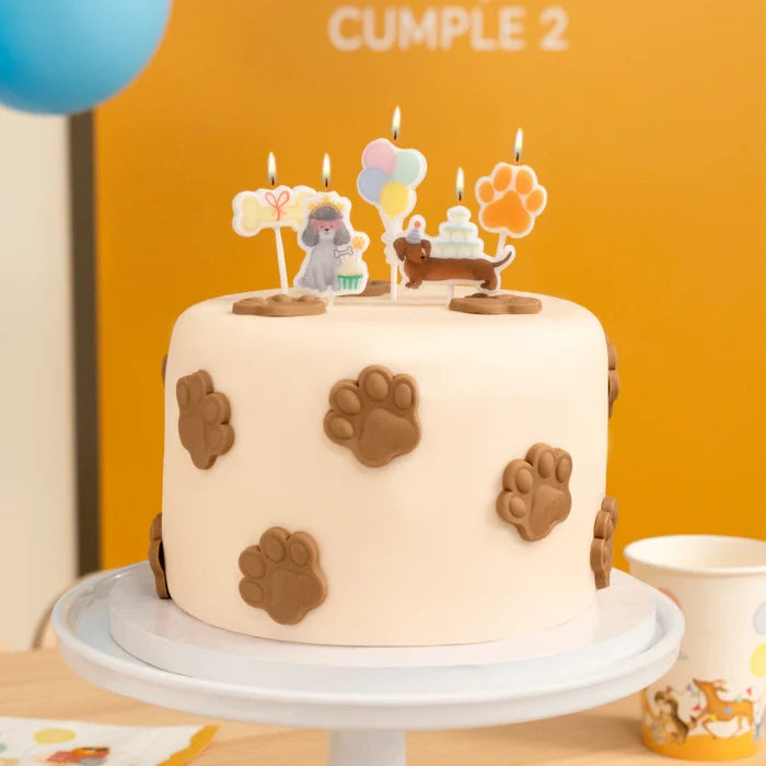 Puppy Birthday Candles