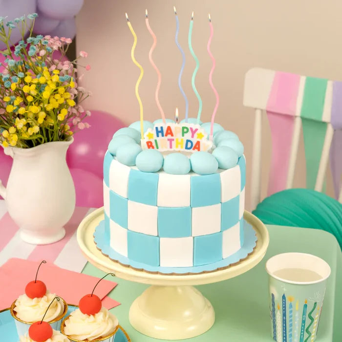 'Happy Birthday' Candle