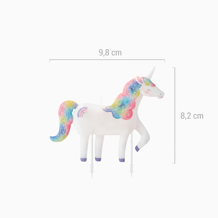 Magical Unicorns Birthday Candle