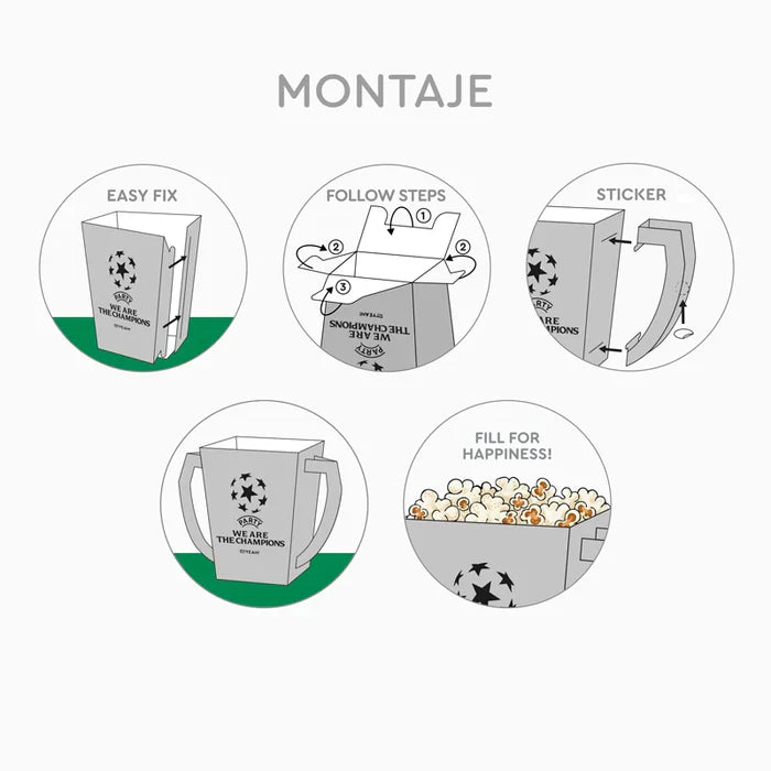 Soccer Popcorn Boxes