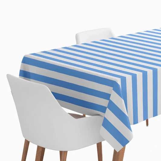 Paper tablecloth Blue Sripes 1.20m x 5m