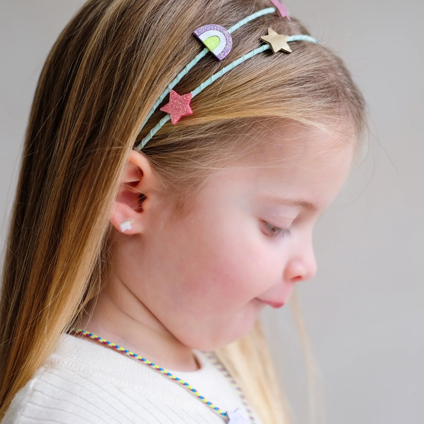 Unicorn stick on earrings