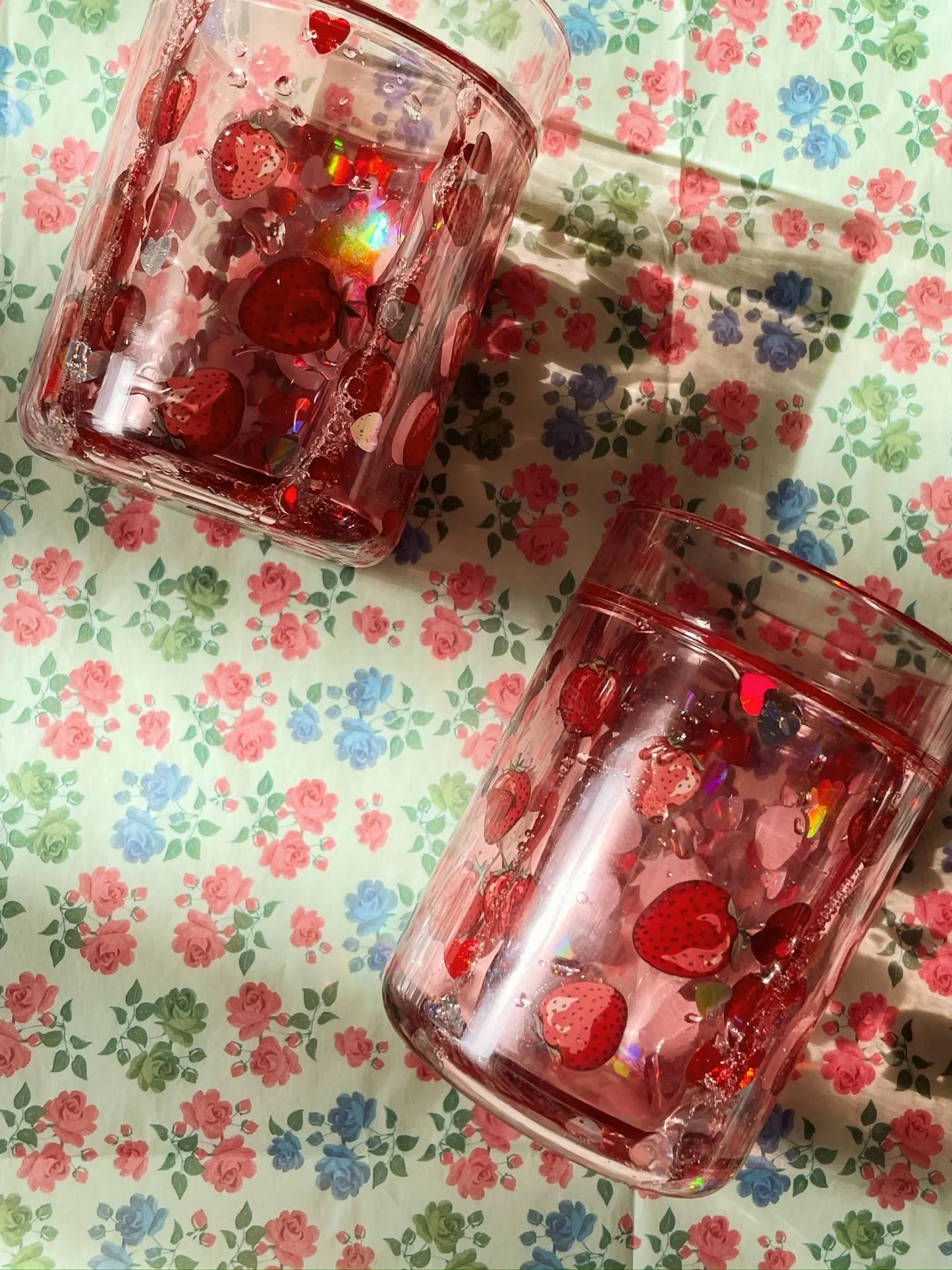 2 Pack Glitter Cups - Fragola Konges Slojd