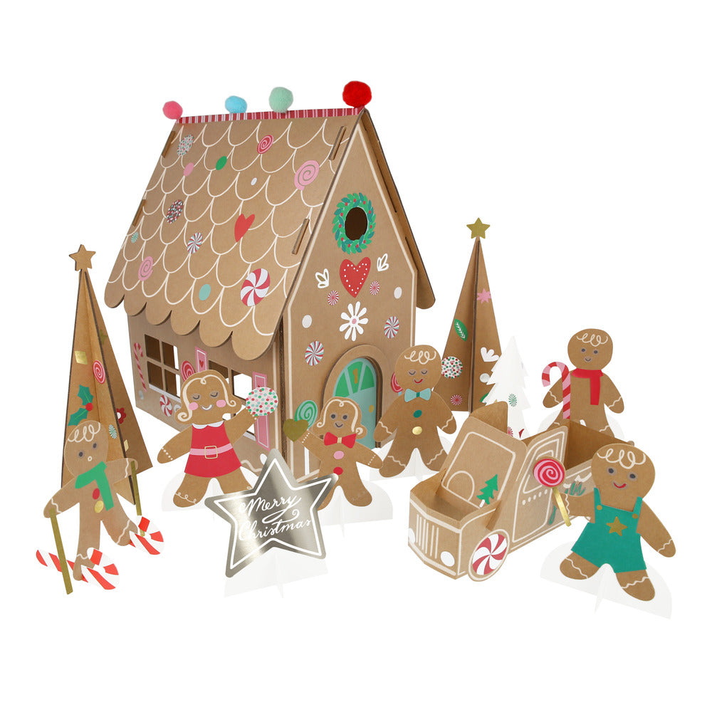 Gingerbread sticker advent calendar