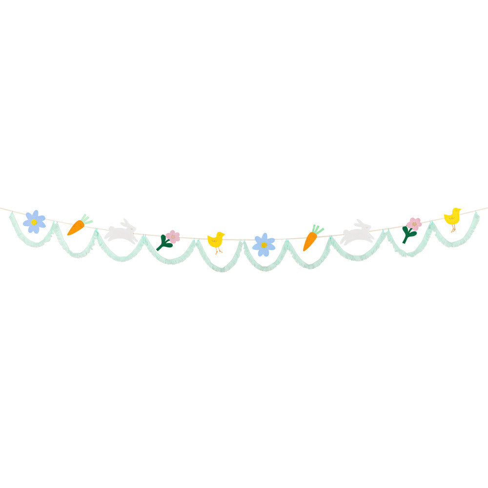 Felt & fringe easter icons garland