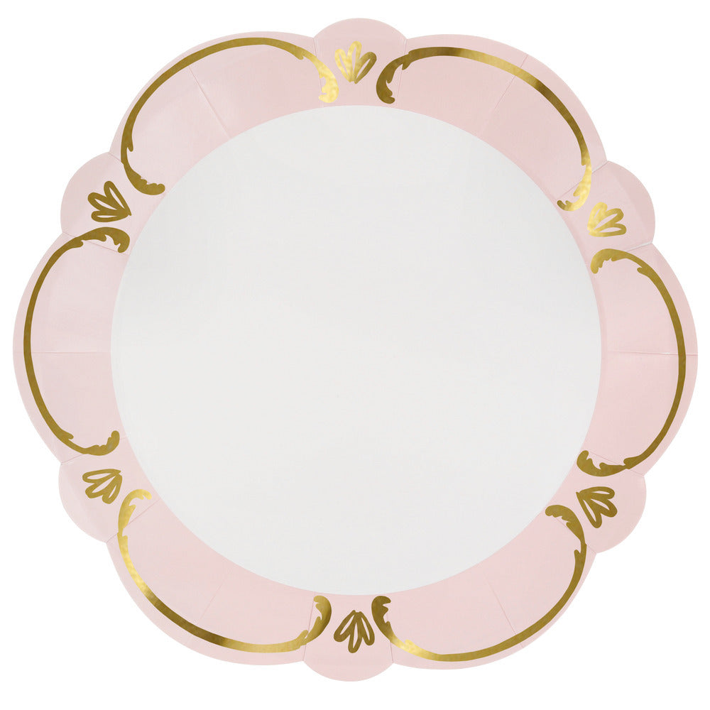 Rococo pastel dinner plates