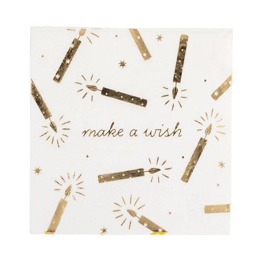 My Mind’s Eye - PLGLD27 - Make a Wish Candles Cocktail Napkin