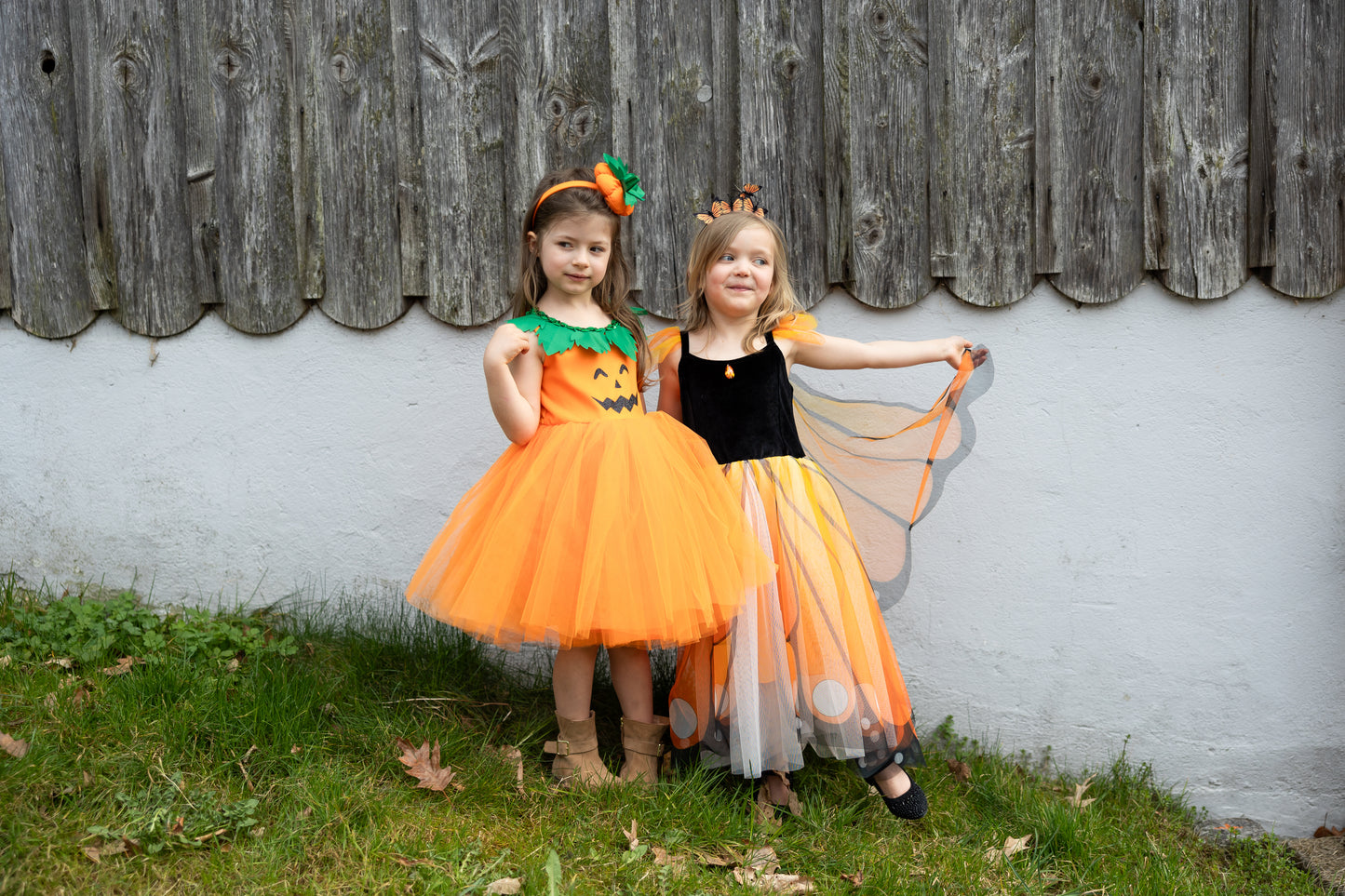 Pumpkin Princess Dress & Headpiece