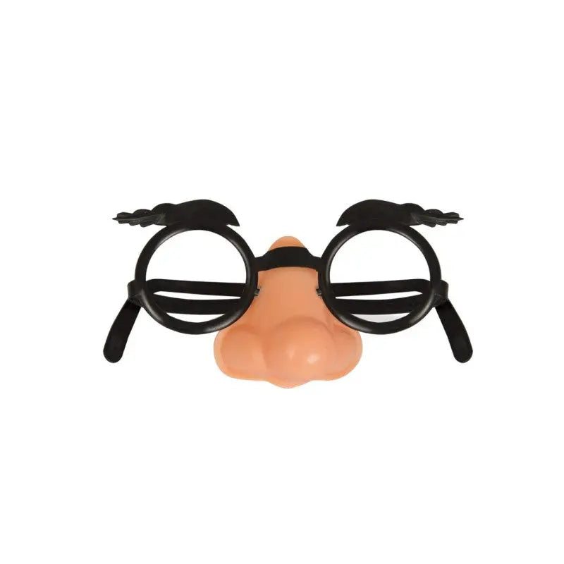 5 funny glasses with nose Cotillons D Alsace