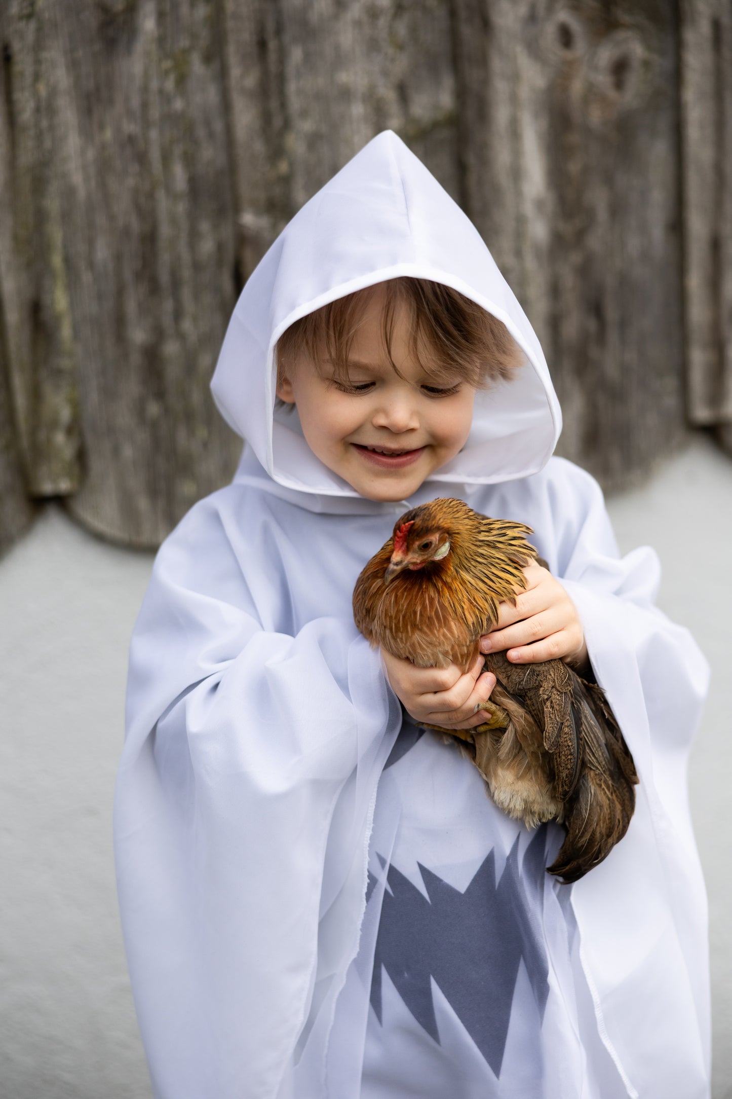 Evil Ghost Hooded Poncho