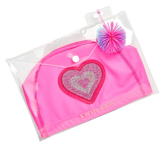 Swim Cap - Heart Bling2o