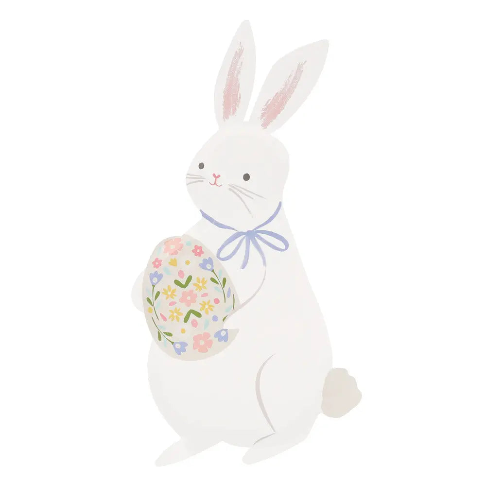 8 Easter bunny shaped plates Meri Meri