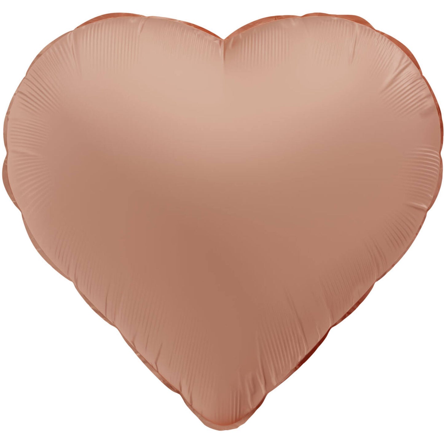 Foil balloon Shape Heart - Vintage Rose - Ultra Matt - 45 cm