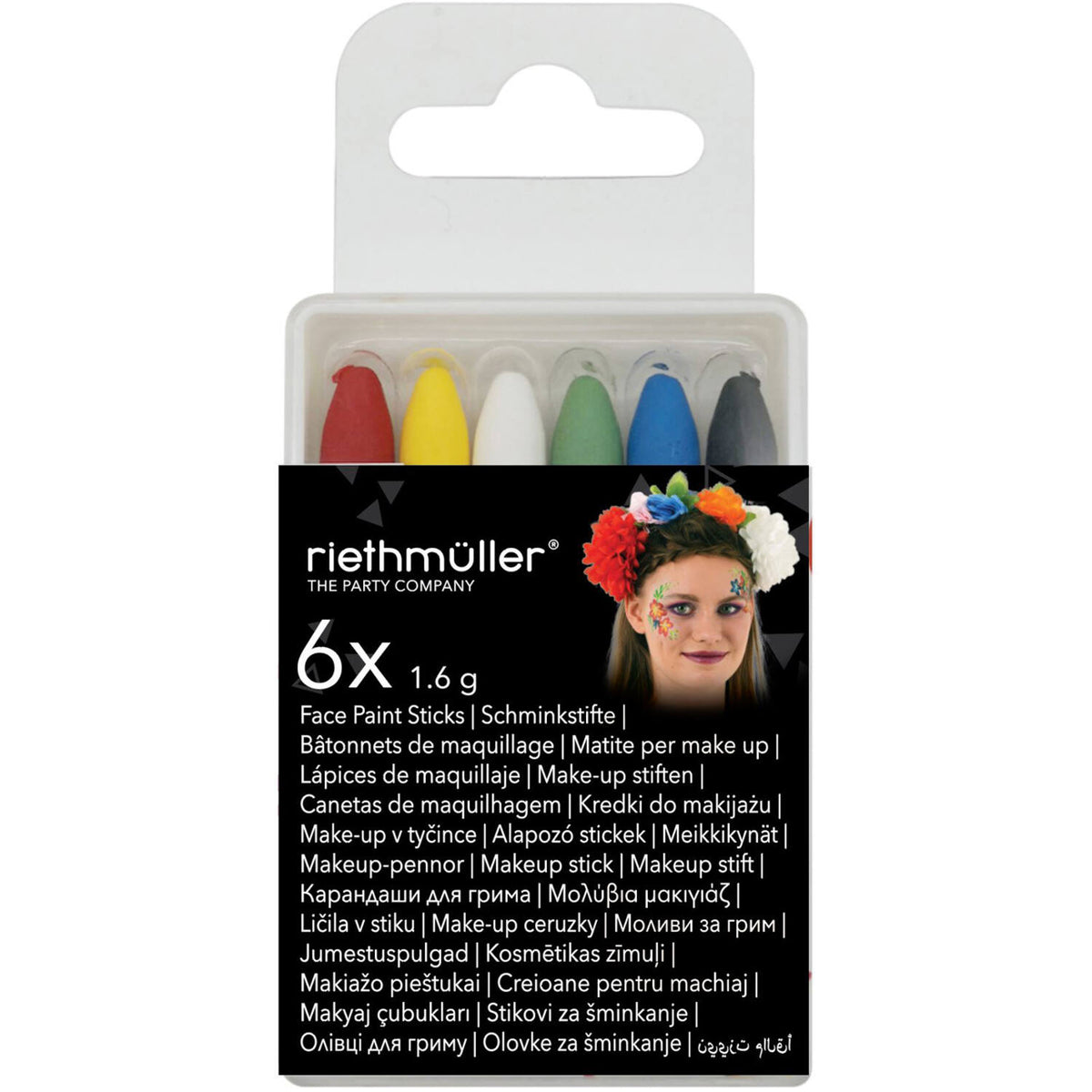 6 Make Up Sticks Halloween (Grease Crayons)