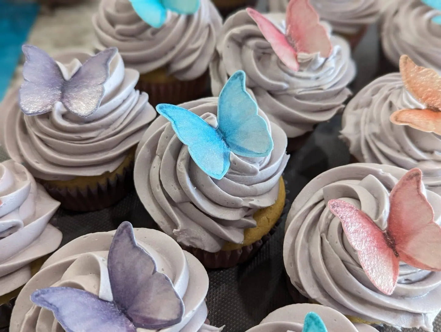 All Little Cute Things - Edible Wafer Paper Butterflies for Tea Party Dessert Toppers All Little Cute Things