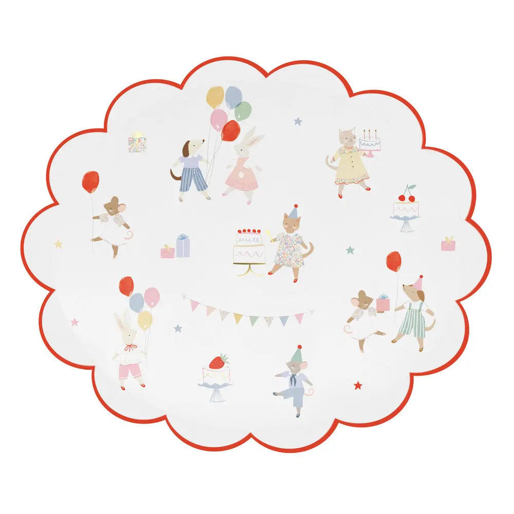 Animal friends dinner plates Meri Meri