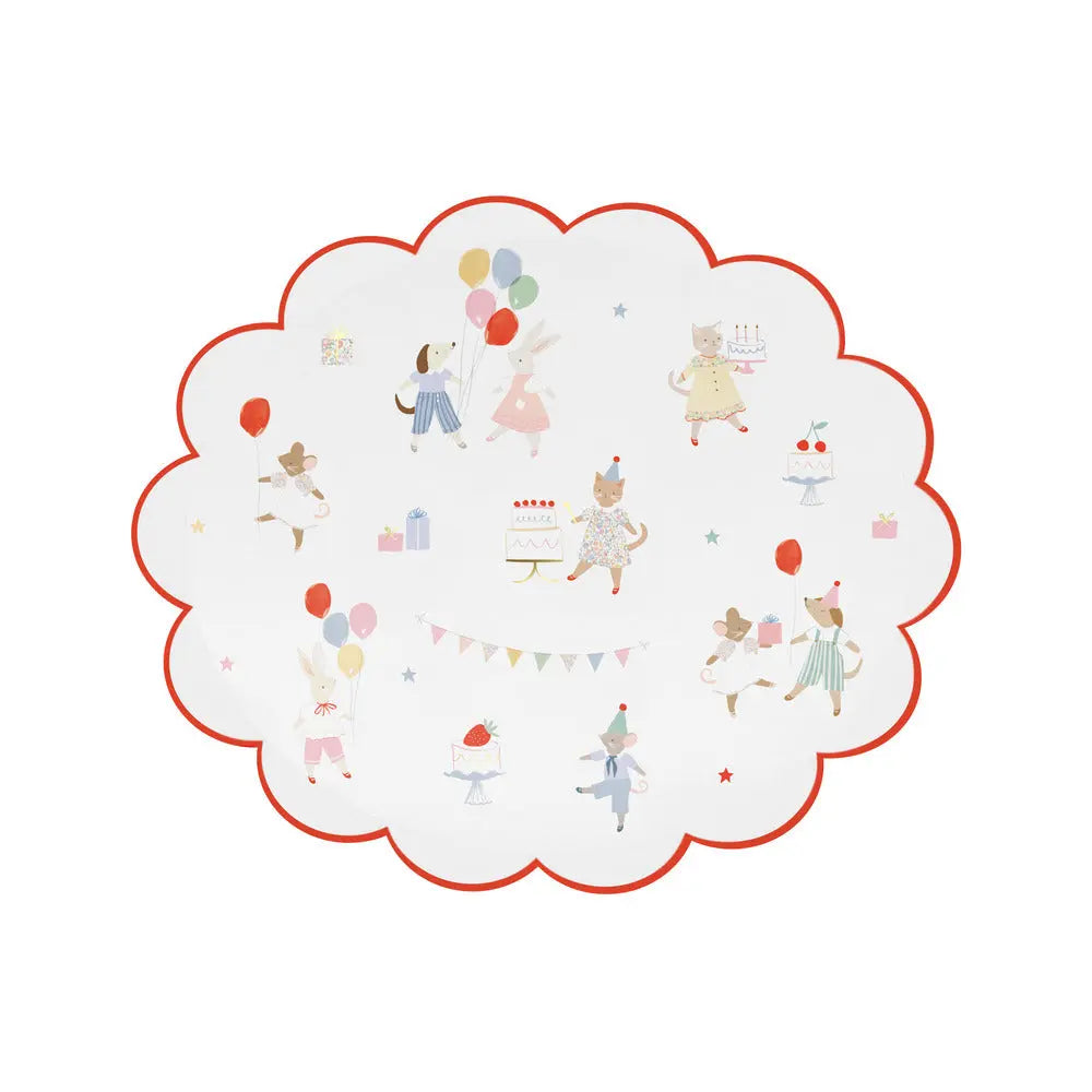 Animal friends side plates Meri Meri