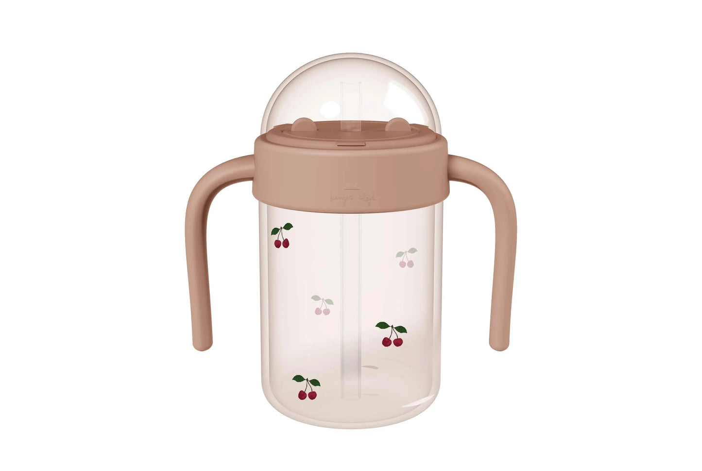 Baby Bottle with handle - cherry Konges Slojd