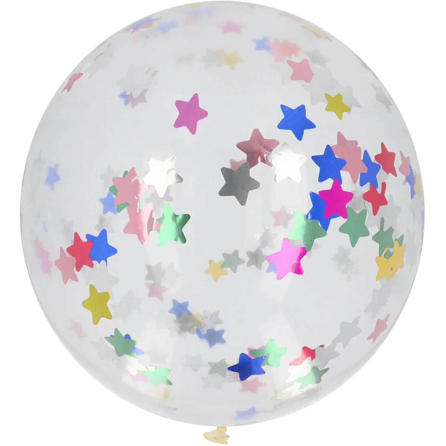 Balloon XL with Confetti Stars Multi Colors - 61 cm Folat