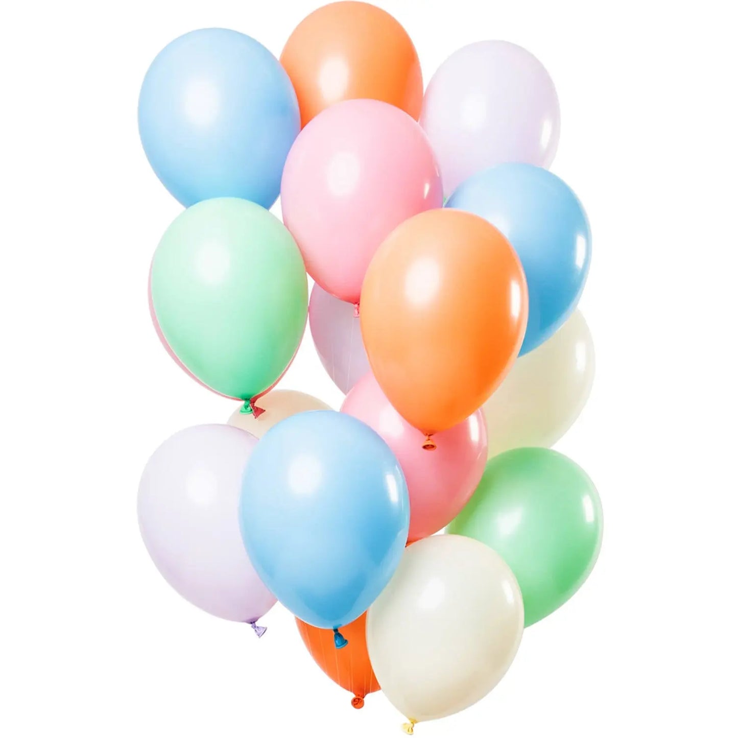 Balloons various colours Pastel 33cm - 15 pieces Folat