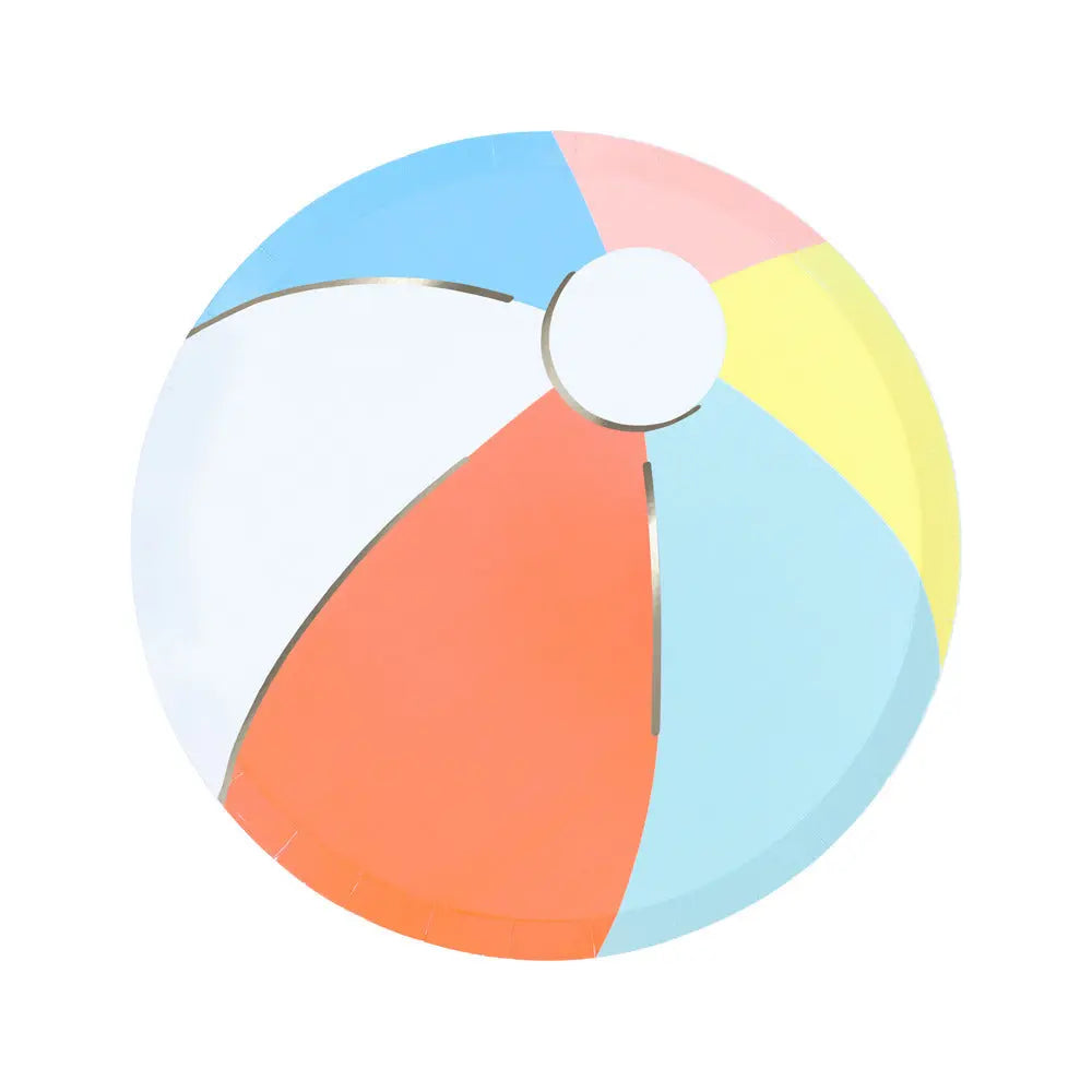 Beach ball side plates Meri Meri