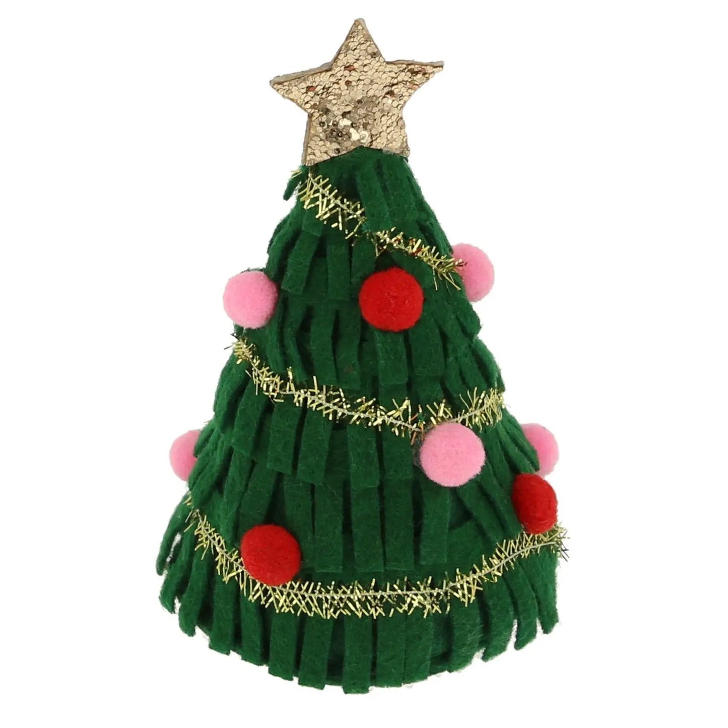 Big Christmas tree hair clip Meri Meri