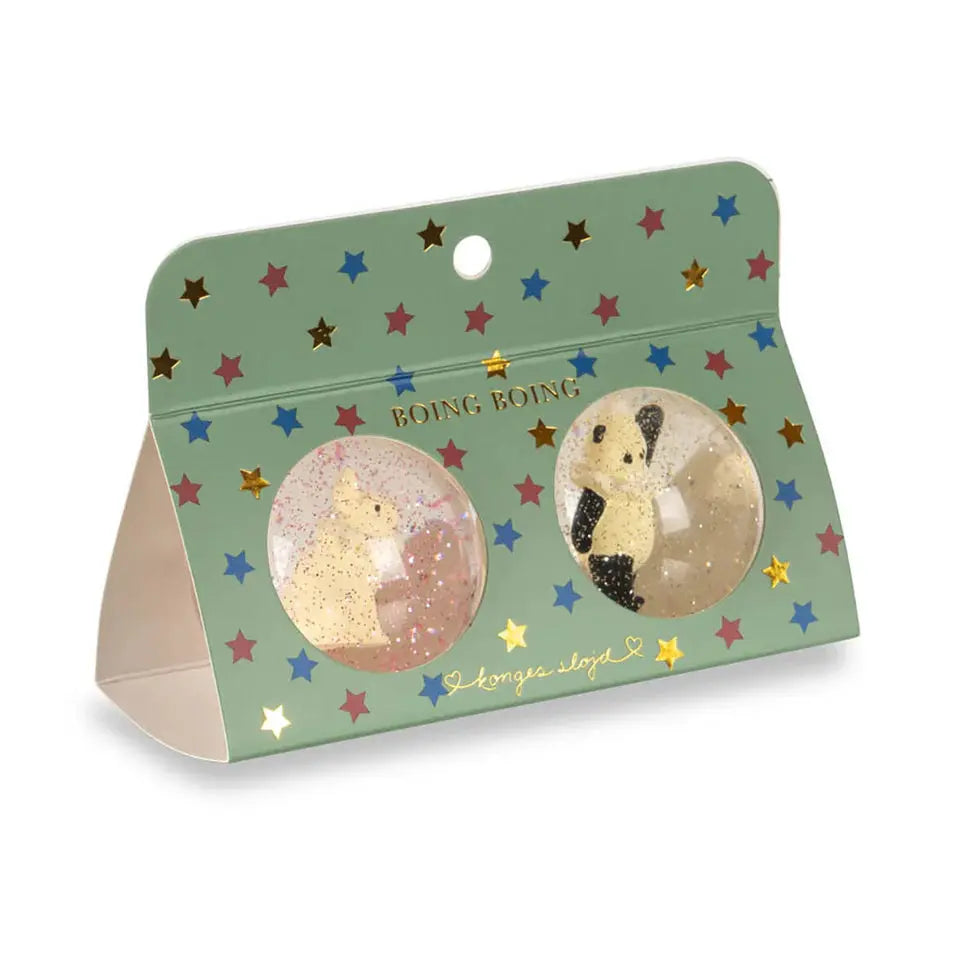 Bouncing Ball Set Bunny/Panda Konges Slojd