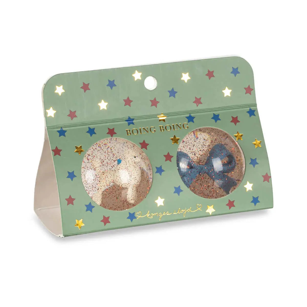 Bouncing Ball Set Poodle/Bow Konges Slojd