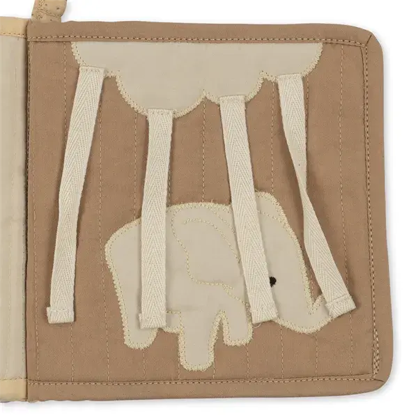 Brazilian Sand Fabric Book Zoo Konges Slojd