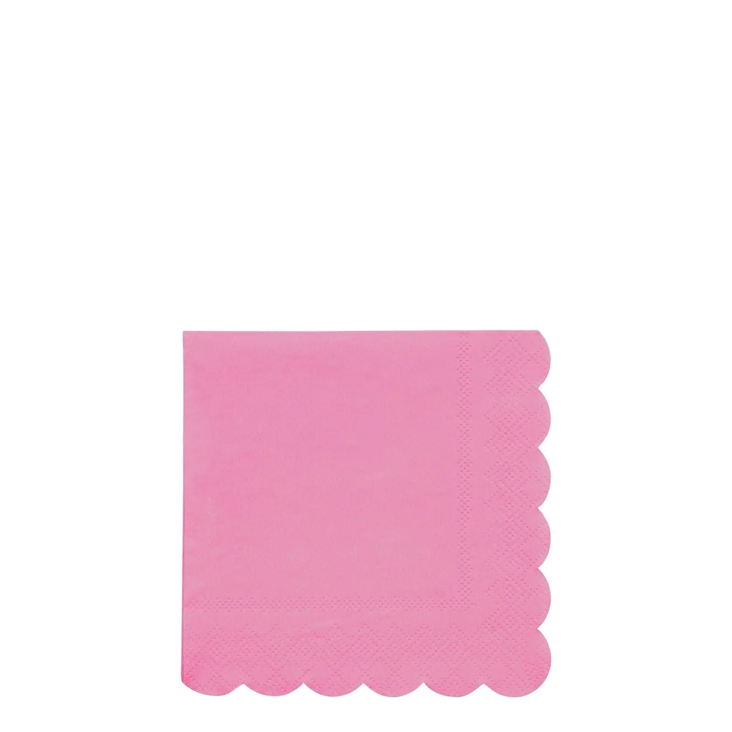 Bubblegum pink paper napkins S Meri Meri