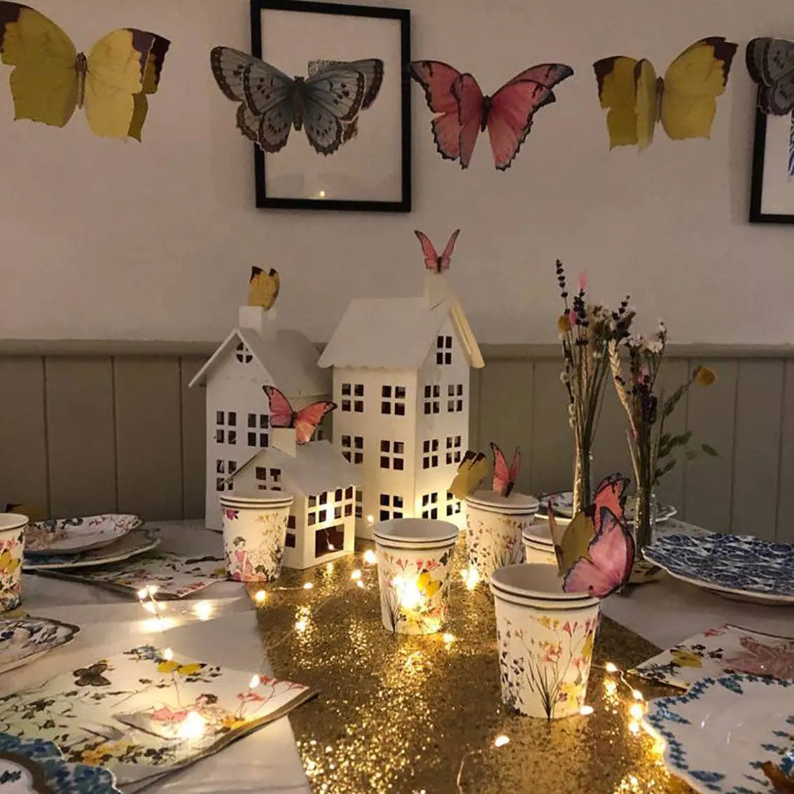 Butterfly Bunting - 2.5m Talking Tables EU