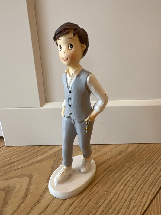 Cake topper communion boy Bacoma Creations