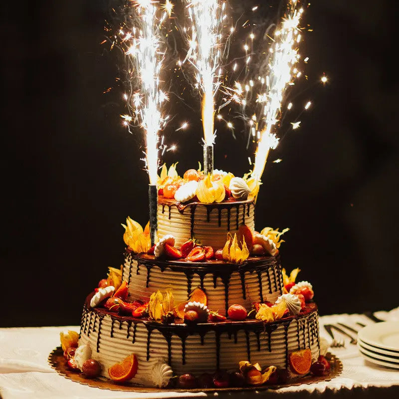 Cat.F1 Fountain Sparkle Candle 3pack Cotillons D Alsace