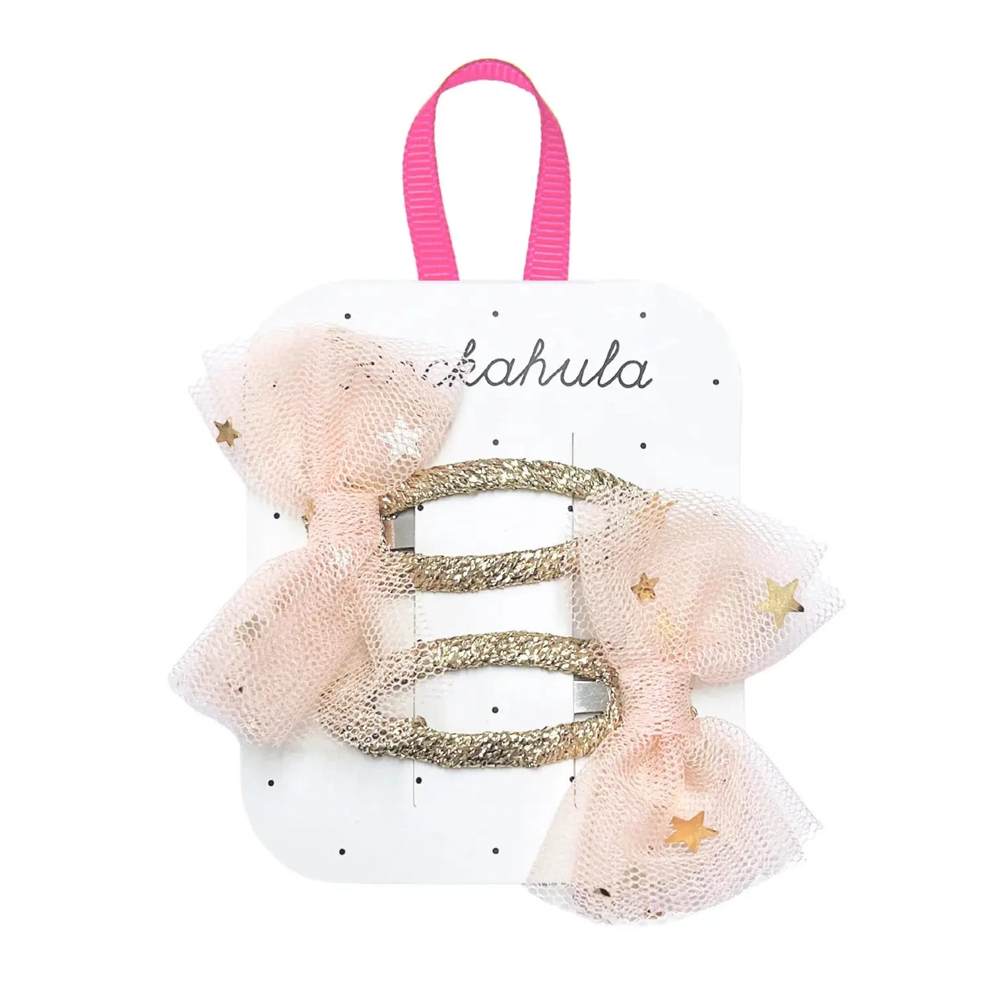 Celestial Tulle Bow Clips Rockahula