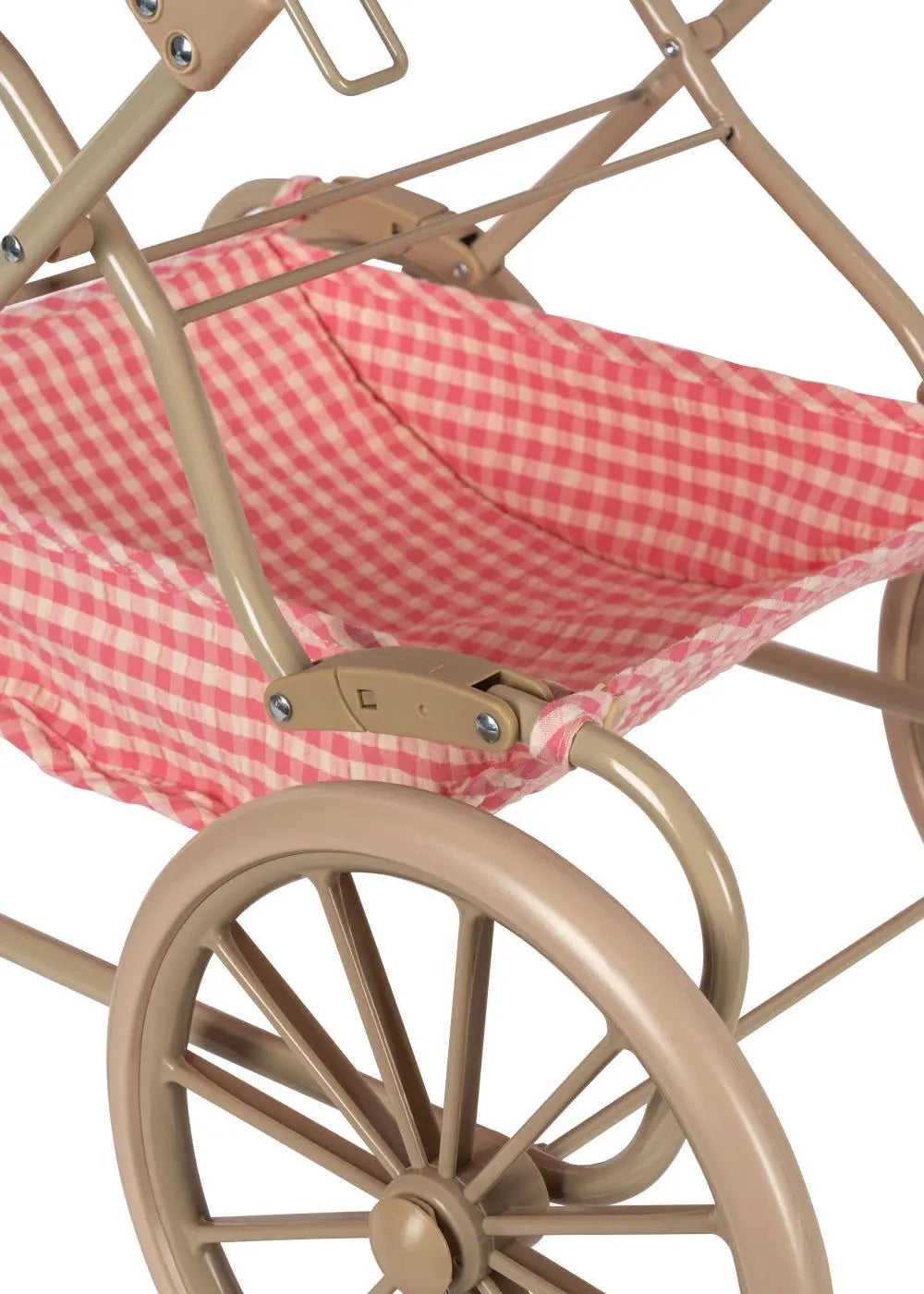 Cheeky doll pram - Bubblegum check Konges Slojd