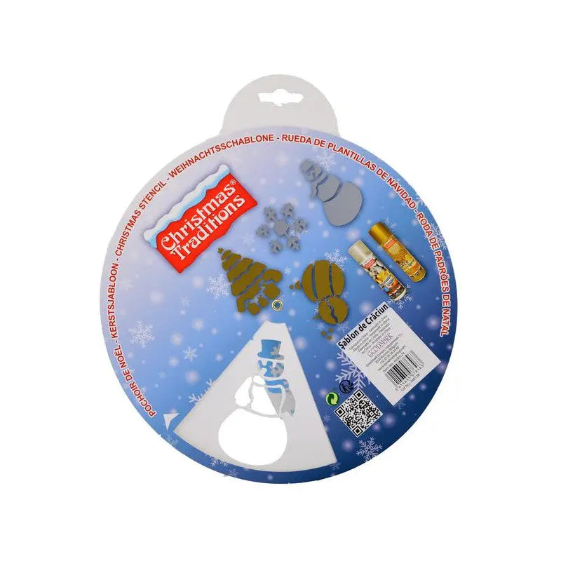 Christmas Stencil 25cm 6 models Goodmark