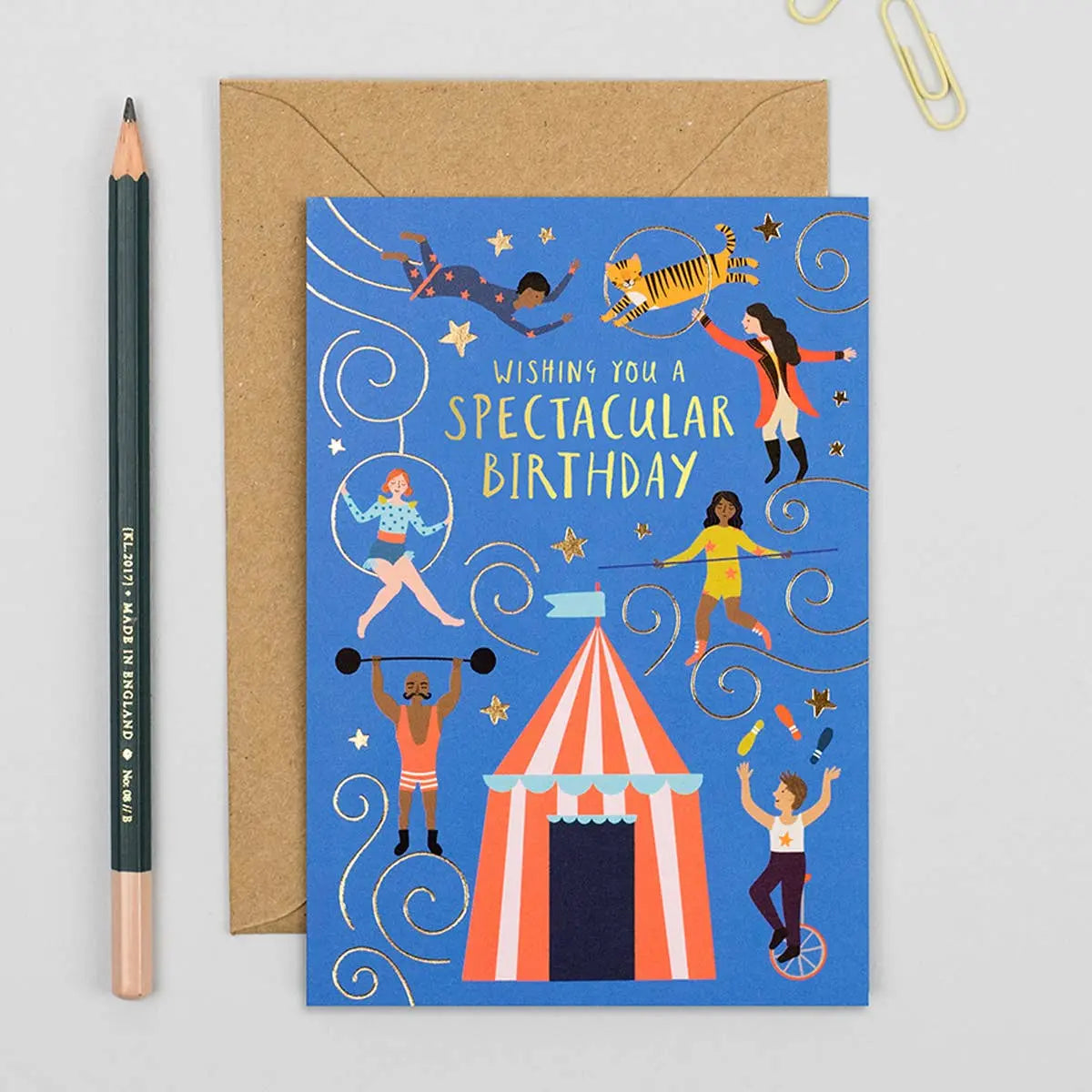 Circus Tricks Birthday Card | Kids Card | Childrens Card Mifkins