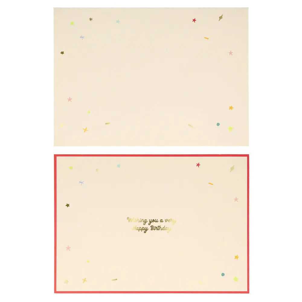 Circus concertina card Meri Meri