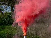 Color Smoke Bomb ''It's a Girl'', 22.5 cm, pink Partydeco