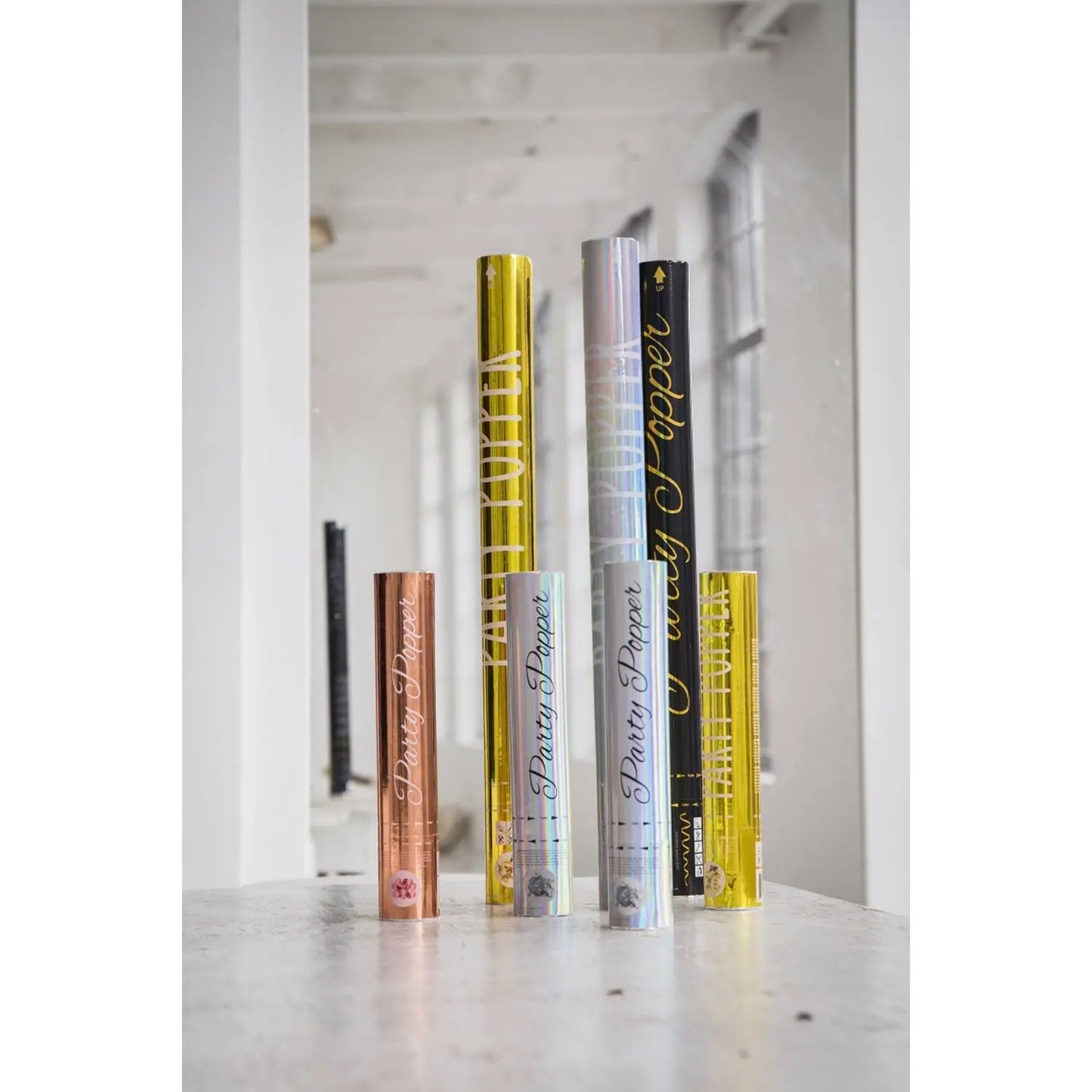 Confetti Cannon Silver - 28cm Folat