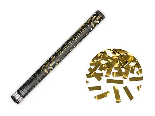 Confetti Cannon - metallic shooting stars 60cm Partydeco