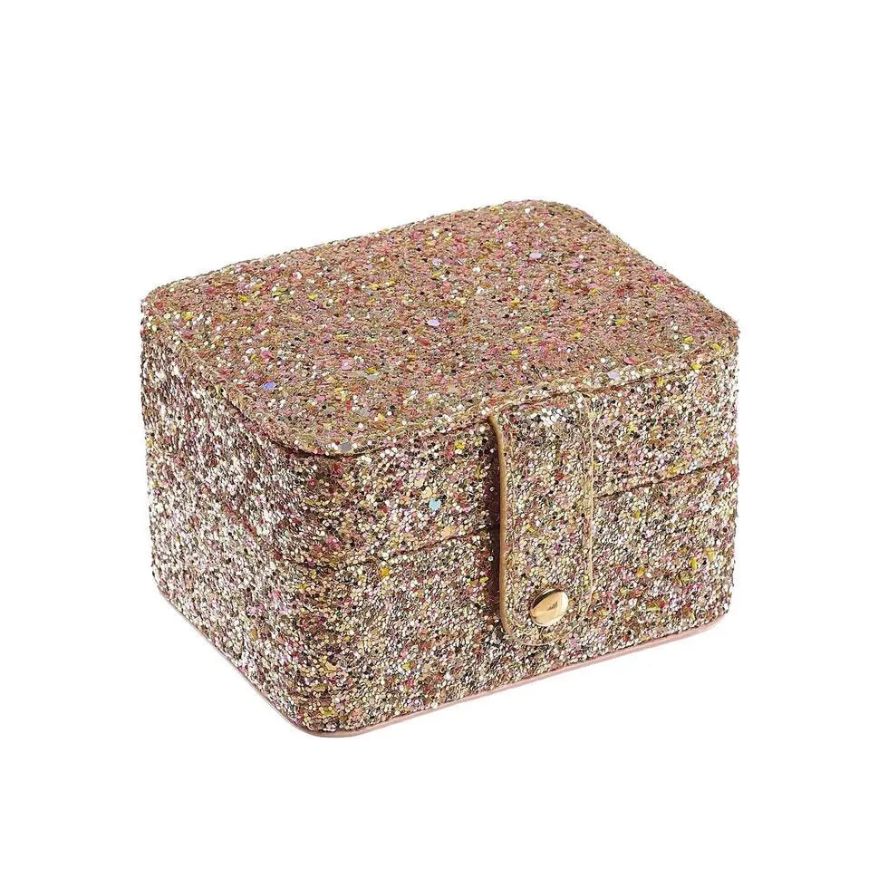 Confetti Glitter Gold Jewellery Box Rockahula