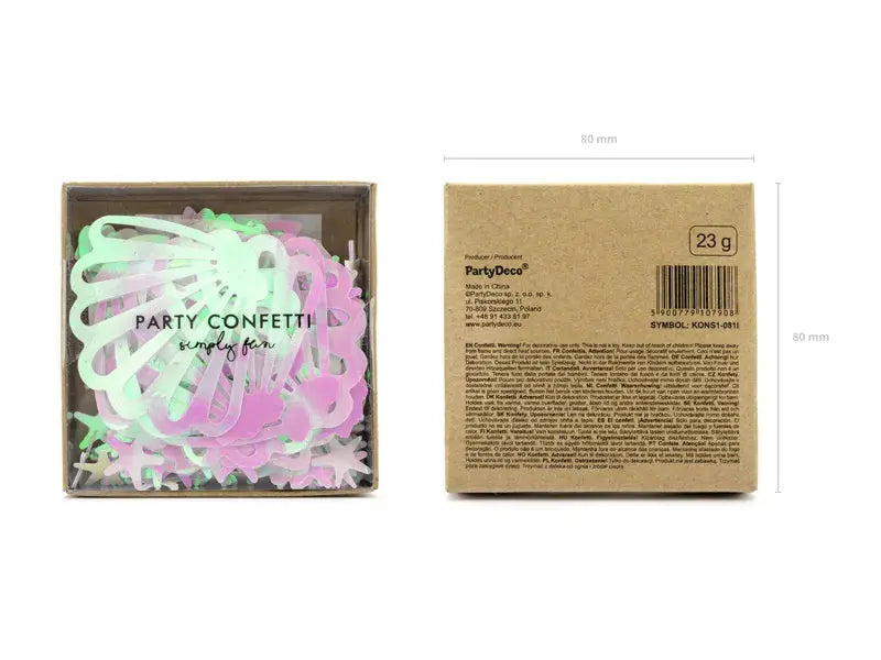 Confetti Narwhal, iridescent, 23g Partydeco