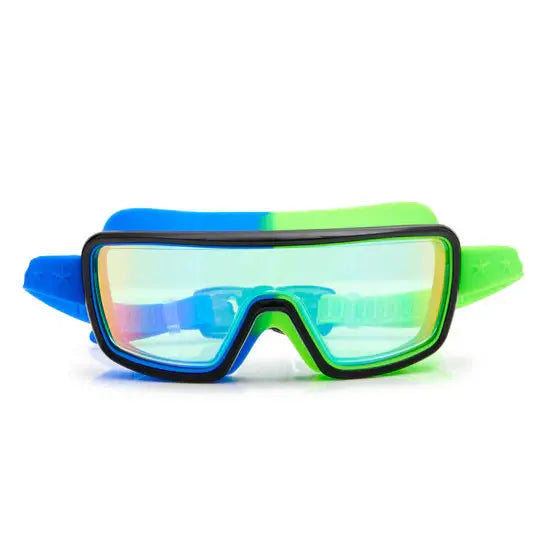 Cyborg Cyan Prismatic Swim Goggles Bling2O