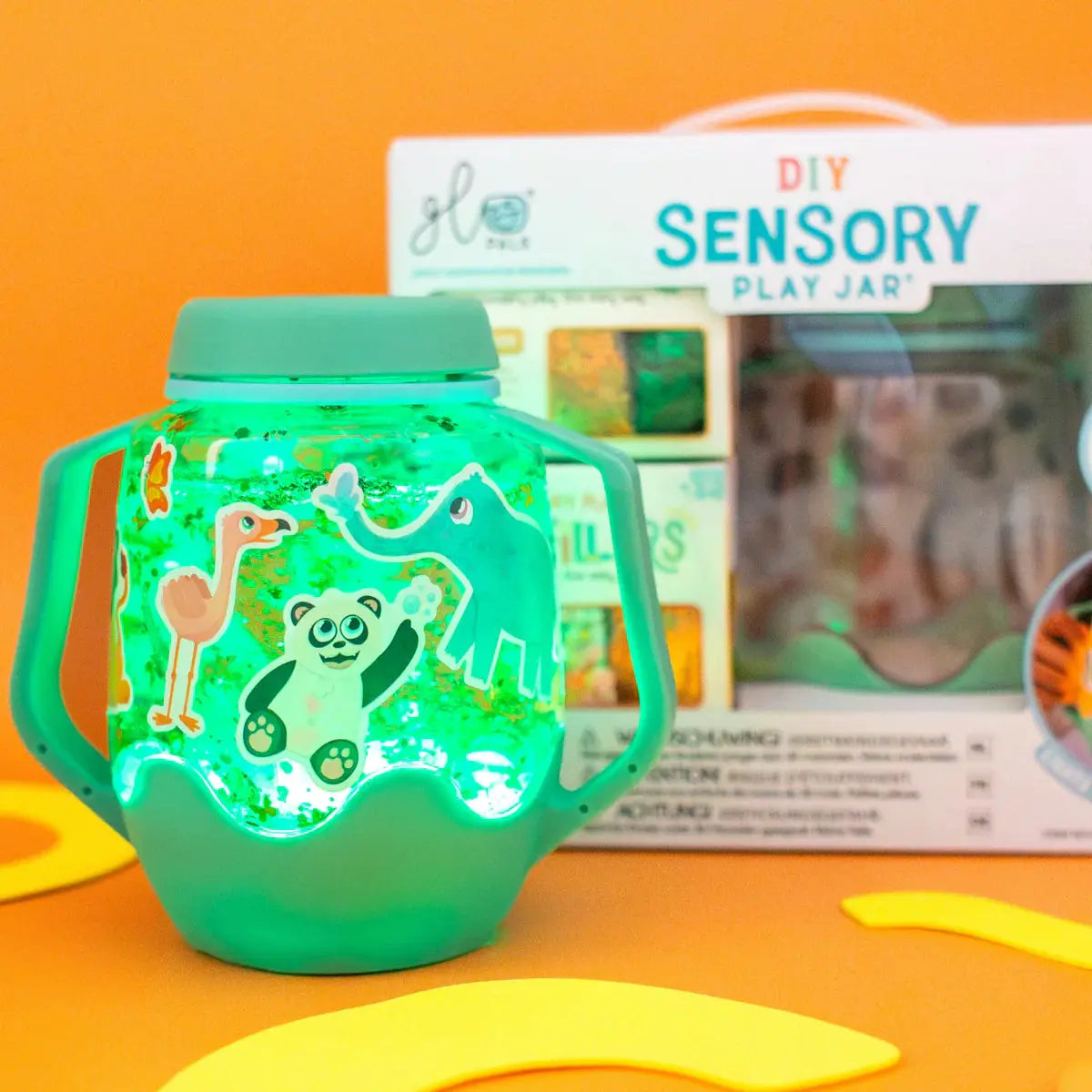 DIY Sensory Jar Gift Set - Zoo Glo Pals