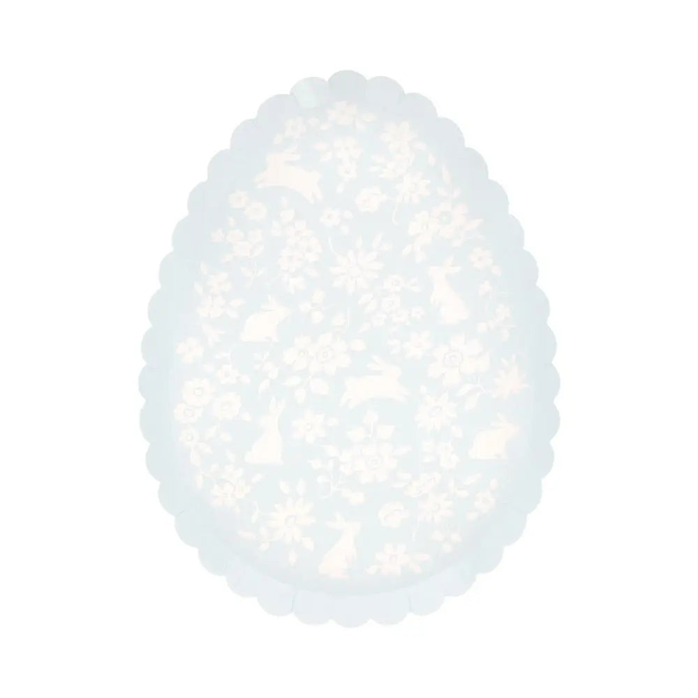 Ditsy bunny egg plates Meri Meri