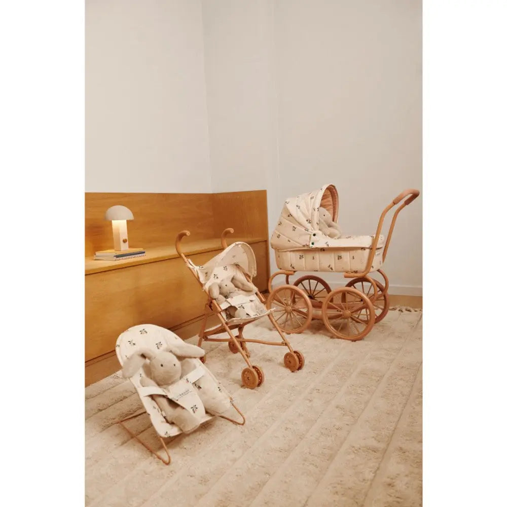 Doll pram - Adaline Peach Mini Leo Tuscany Rose Liewood