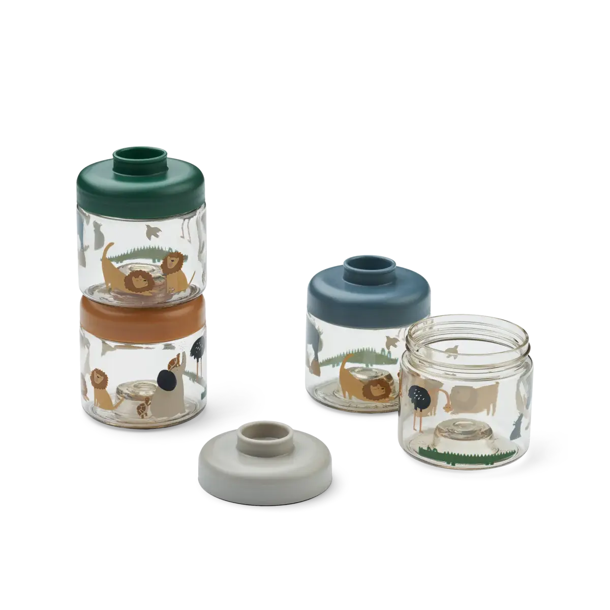 Dominique Baby Food Boxes 4 pack - All together / Sandy Liewood