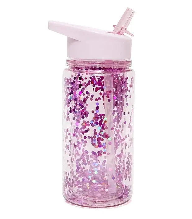 Drinking bottle glitter orchid Petit Monkey